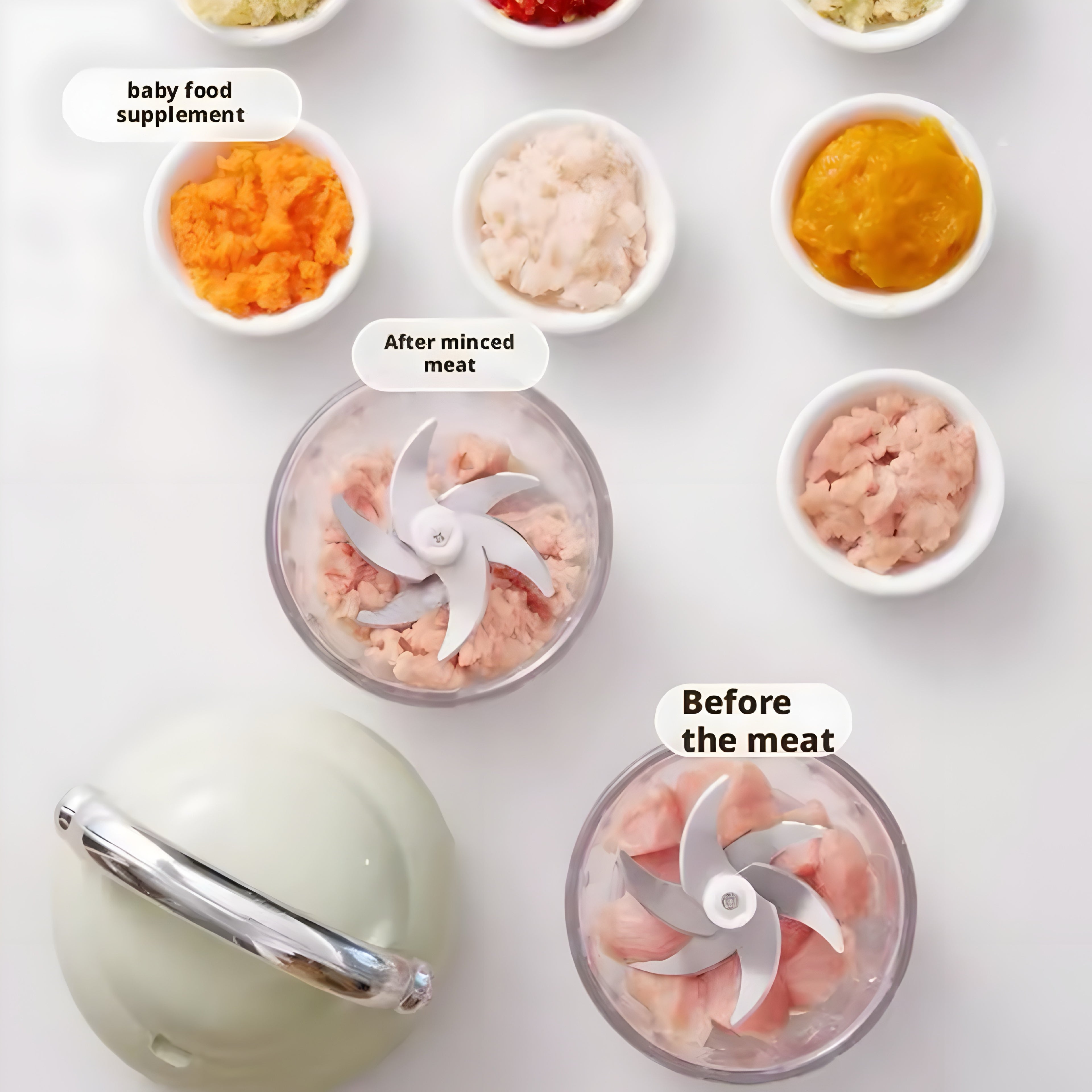 Professional Food Maker – Frullatore Elettrico Multifunzione
