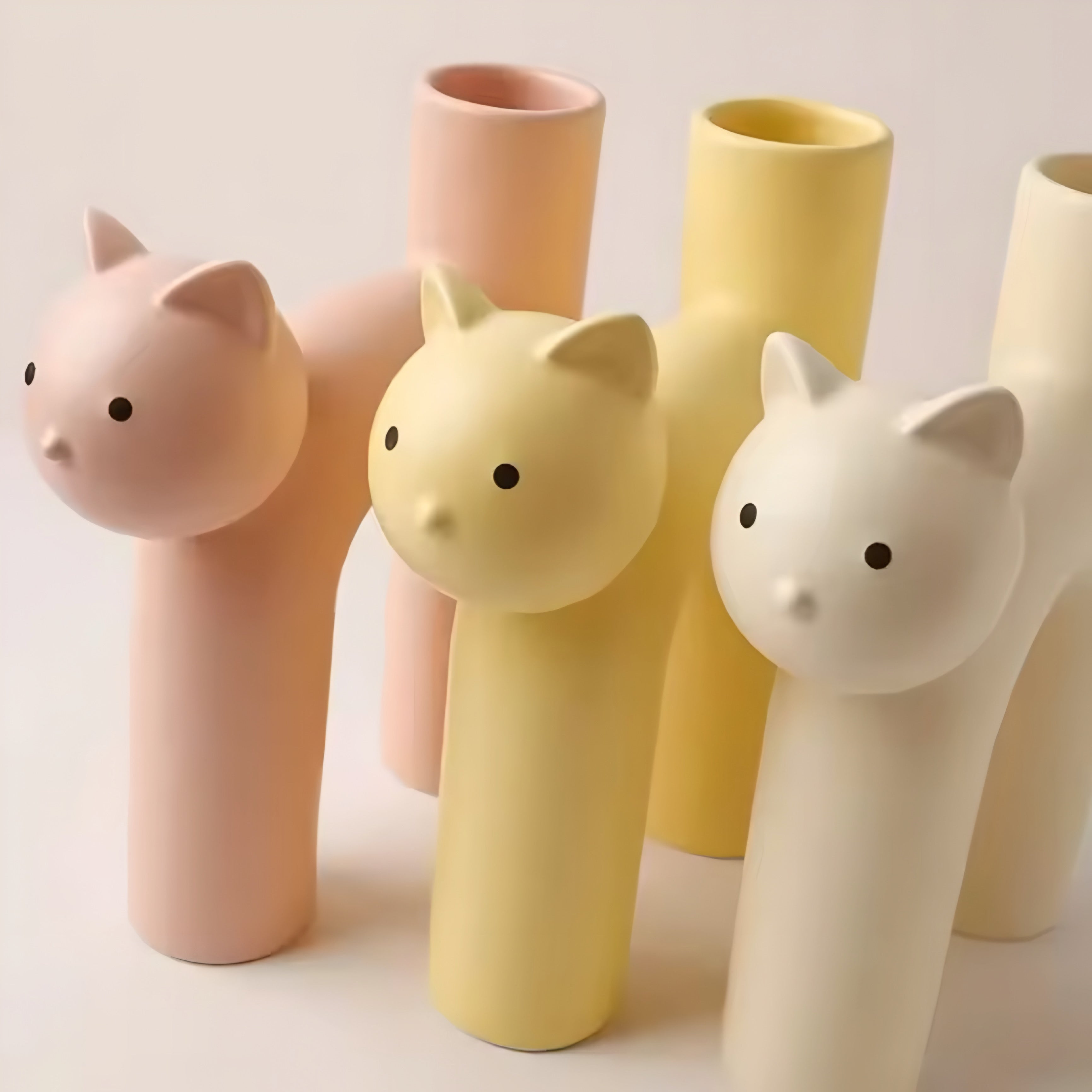Vaso U-Shape Cat in Ceramica