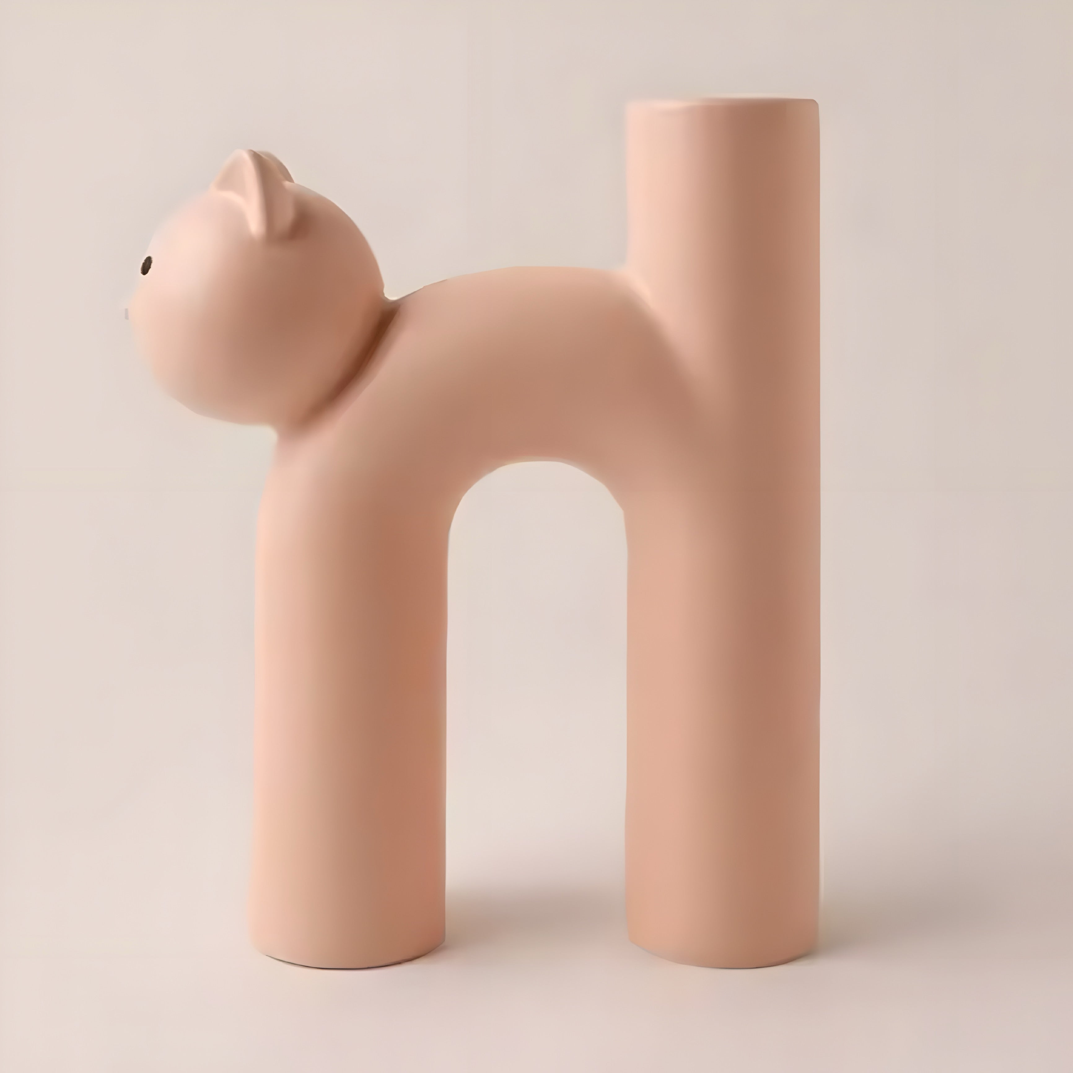 Vaso U-Shape Cat in Ceramica
