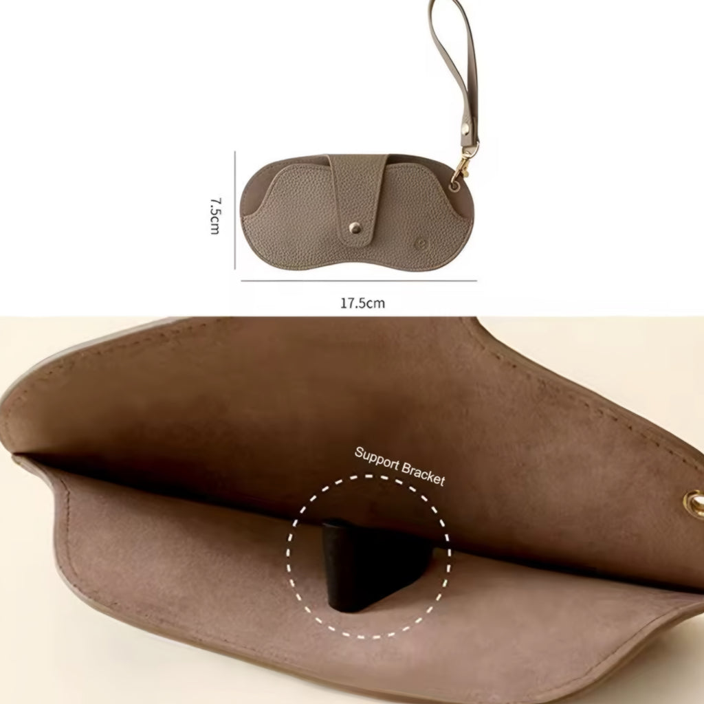 Custodia Occhiali in PU Texture Lychee