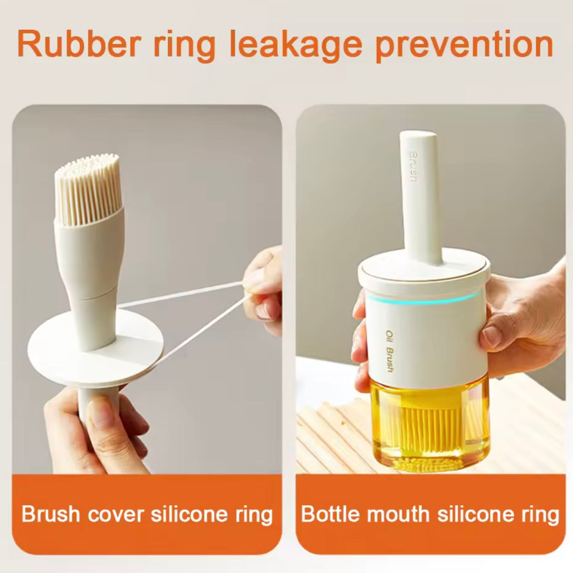Dispenser 2-in-1 per Olio & Salse con Pennello