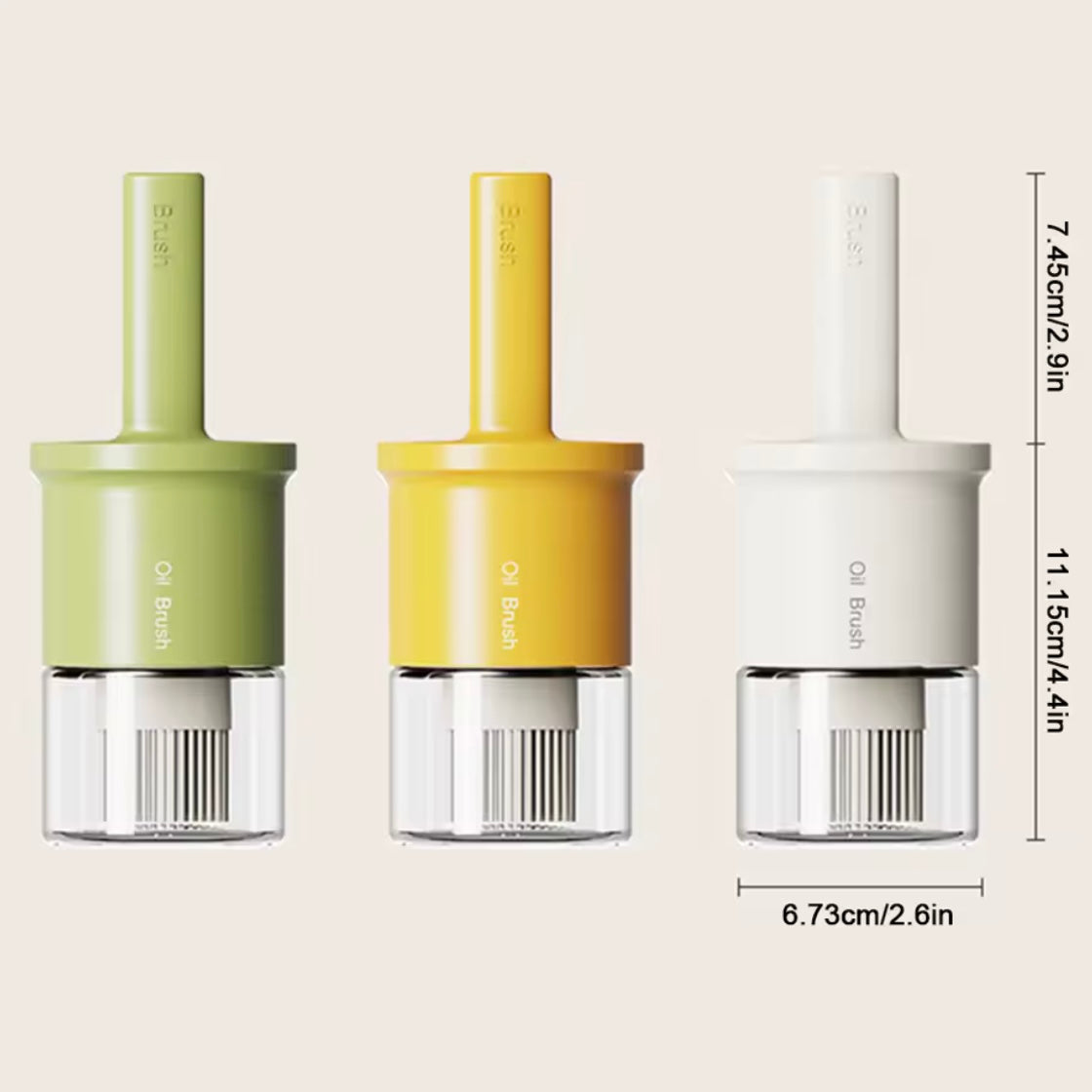 Dispenser 2-in-1 per Olio & Salse con Pennello