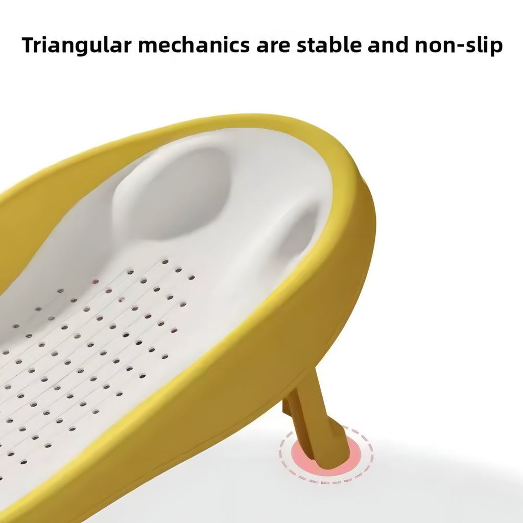 Seduta Pieghevole per Bagnetto Neonato con Supporto Ergonomico