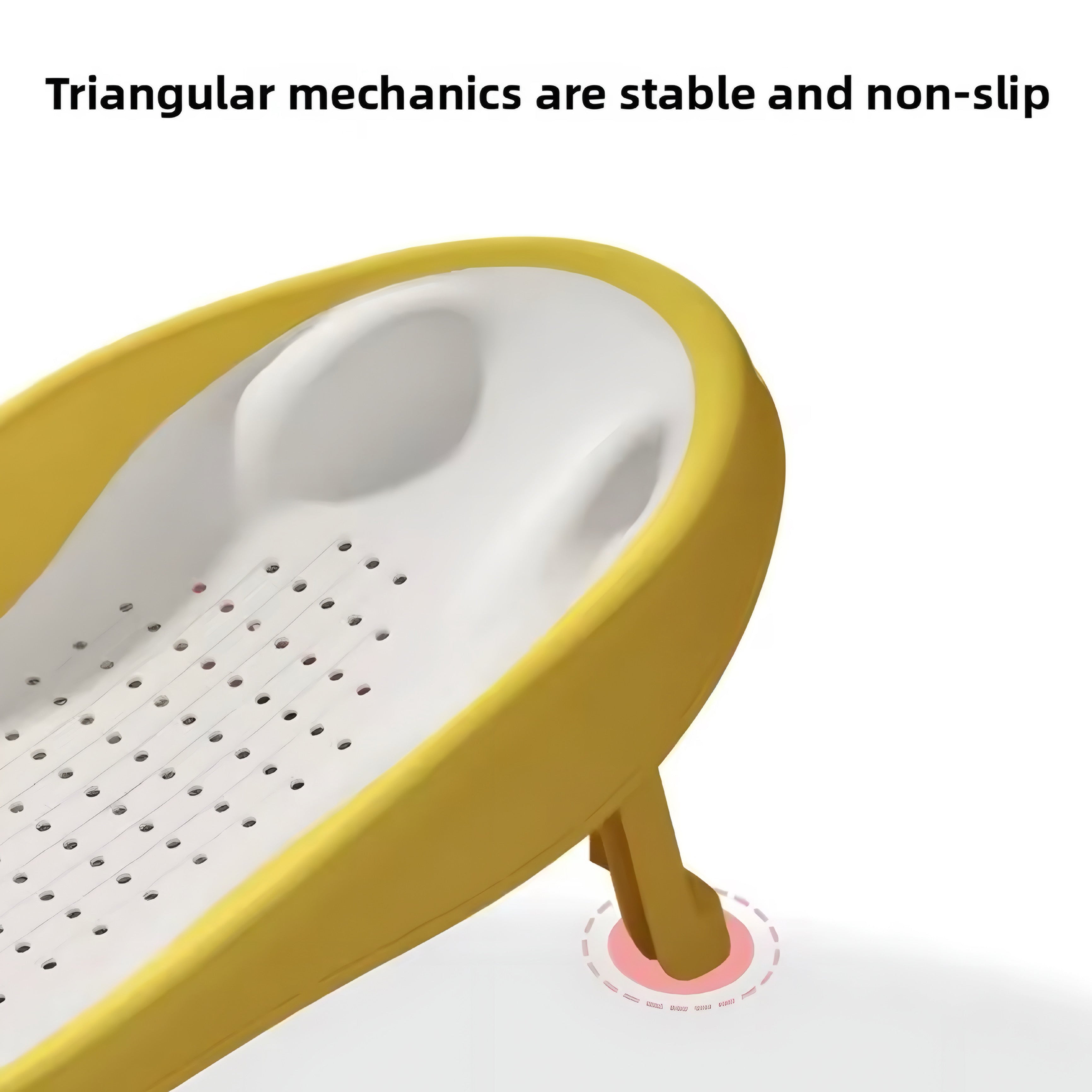 Seduta Pieghevole per Bagnetto Neonato con Supporto Ergonomico