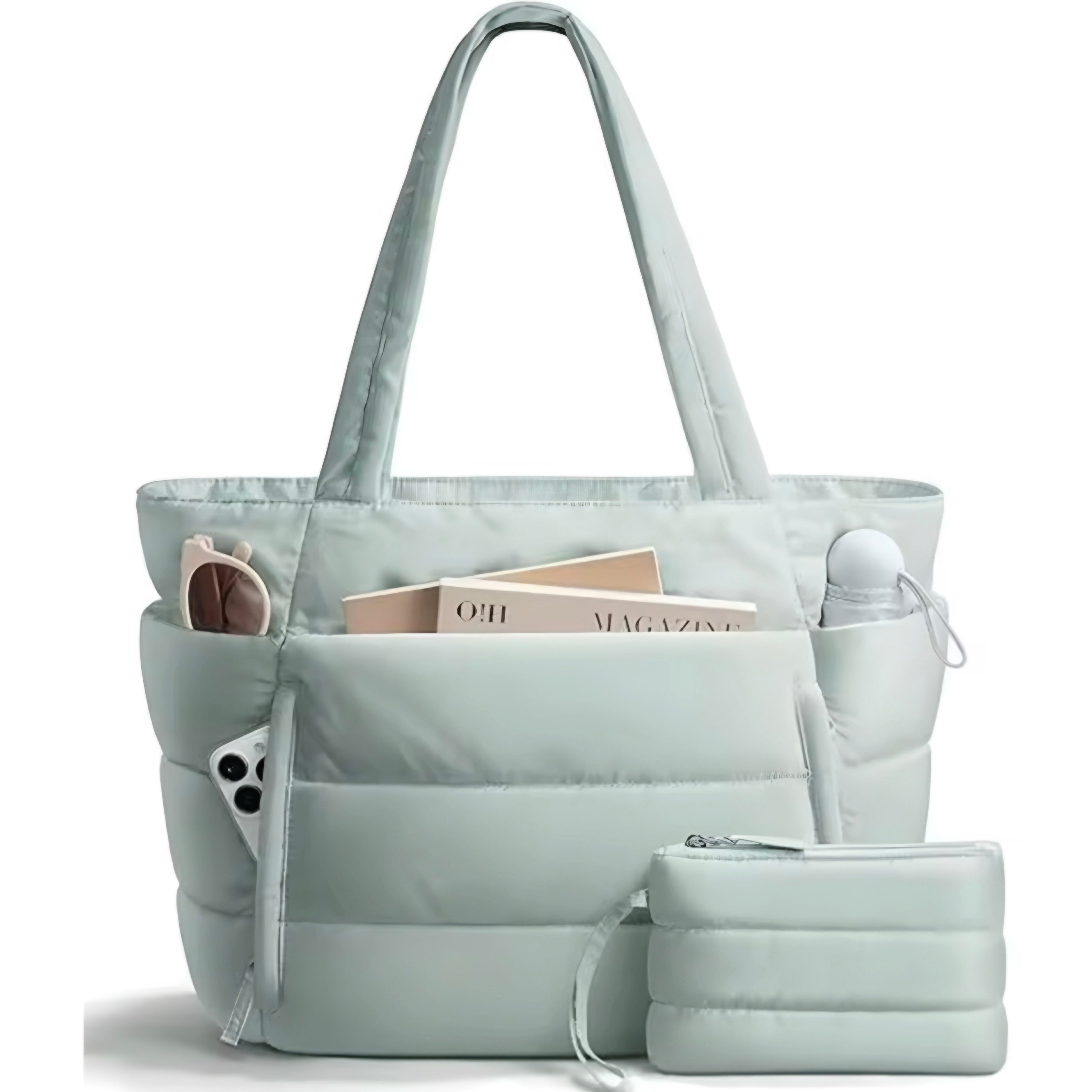 Borsa Tote Puffer Grande Capacità