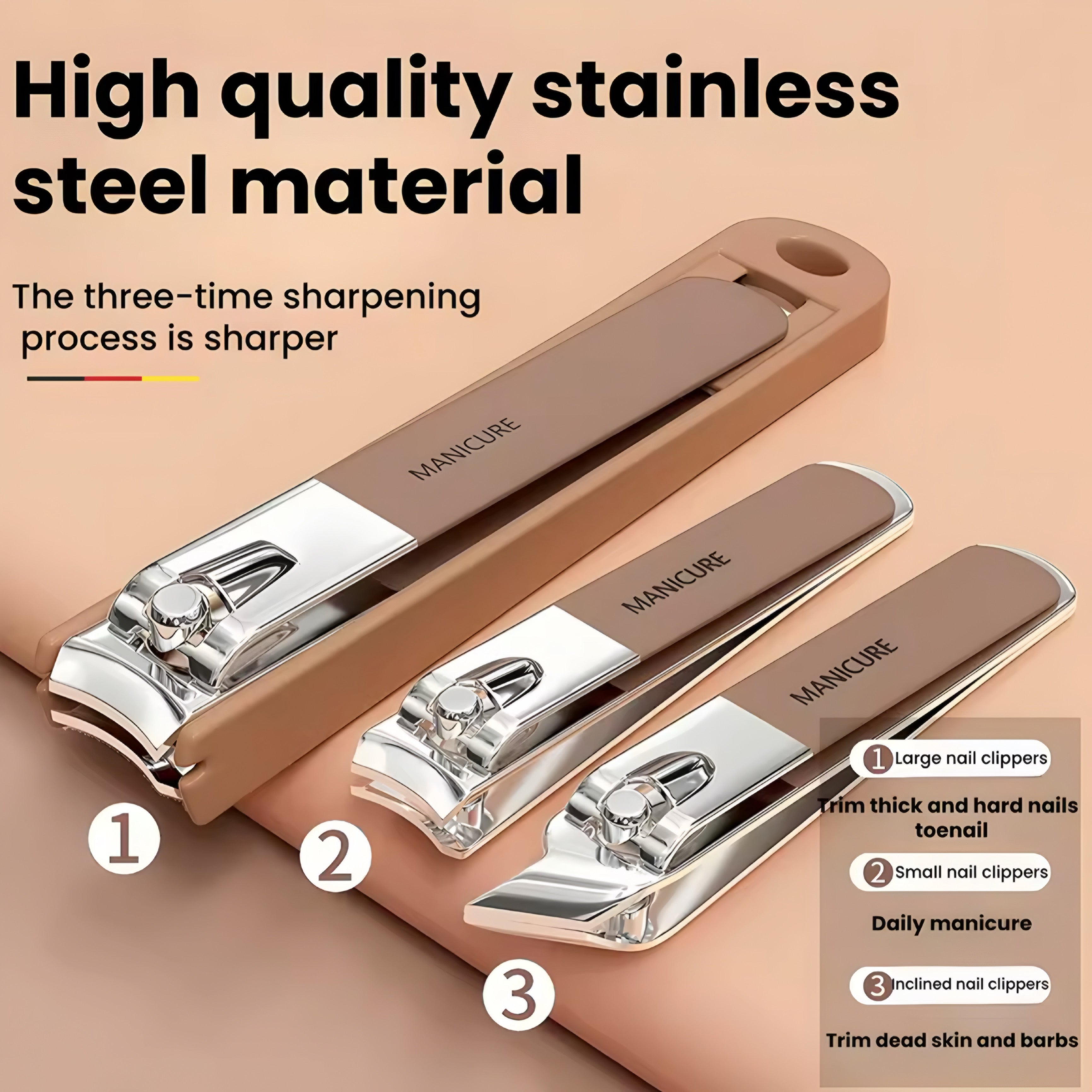 Kit Manicure in Acciaio Inox